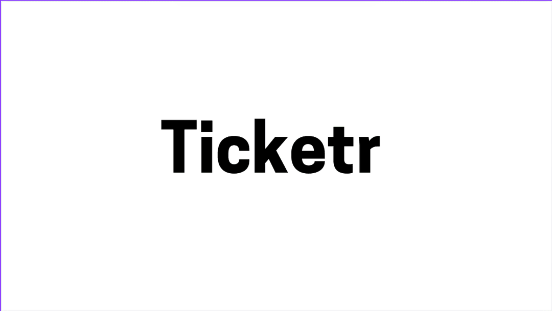 Ticketr – Event Ticketing System